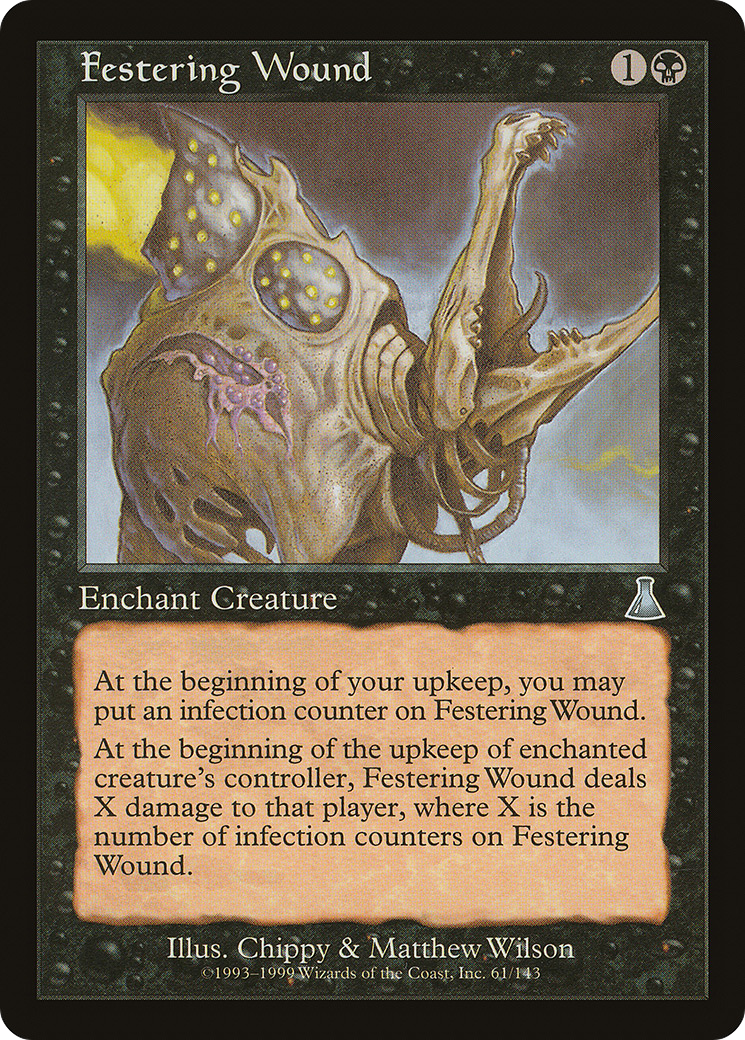 Festering Wound (UDS-061) - Urza's Destiny Foil
