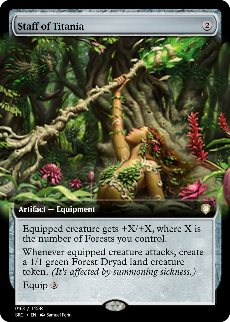 Staff of Titania (PRM-105856) - Magic Online Promos