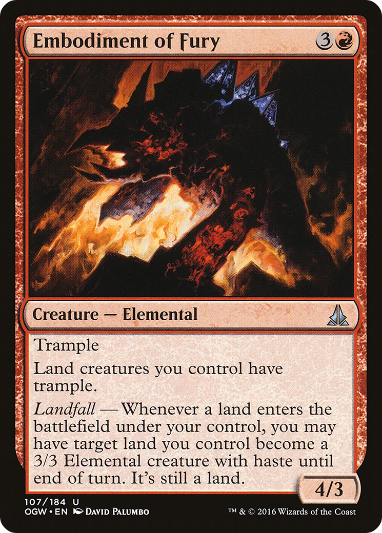 Embodiment of Fury (OGW-107) - Oath of the Gatewatch