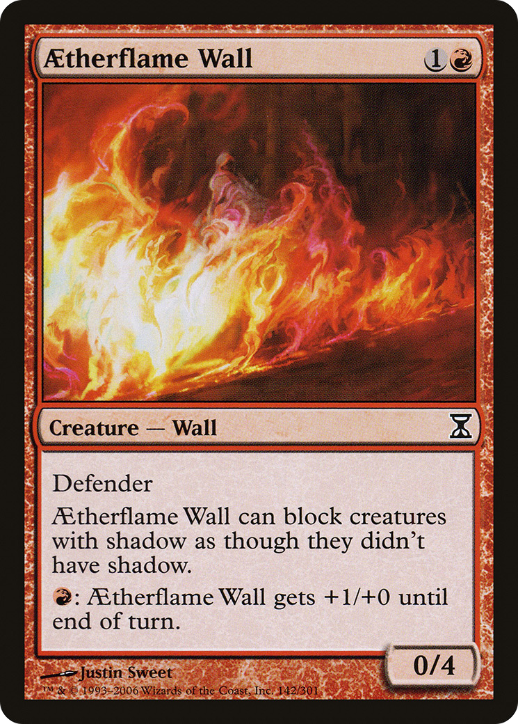 Aetherflame Wall (TSP-142) - Time Spiral Foil
