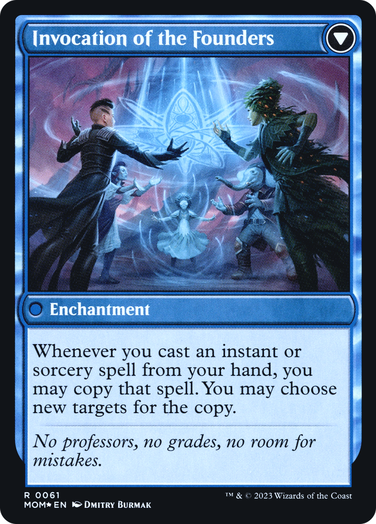 Invasion of Arcavios // Invocation of the Founders (PRE-061) - March of the Machine Promos Foil
