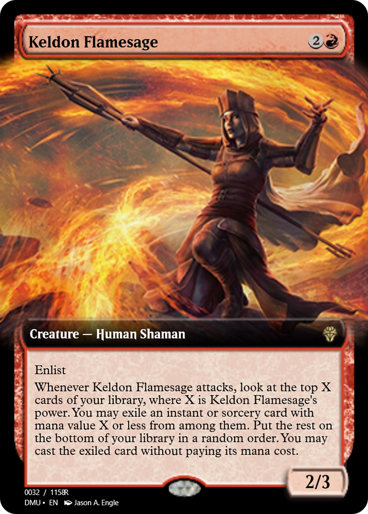 Keldon Flamesage (PRM-103444) - Magic Online Promos Foil