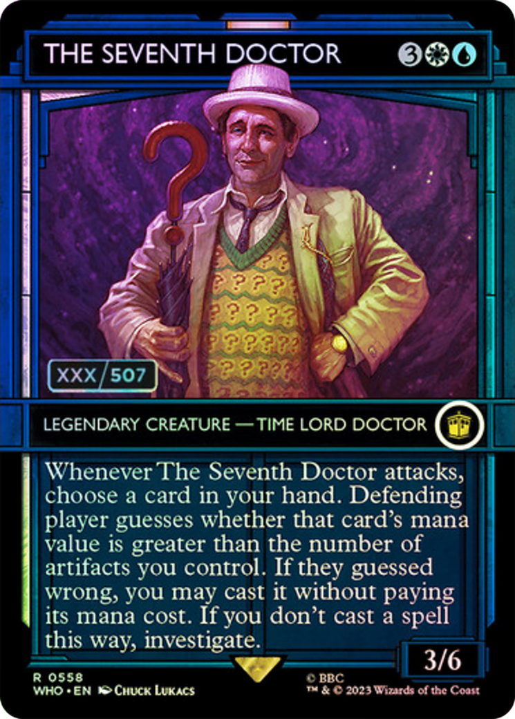 The Seventh Doctor (WHO-558) - Doctor Who: (Showcase) (Borderless) Foil