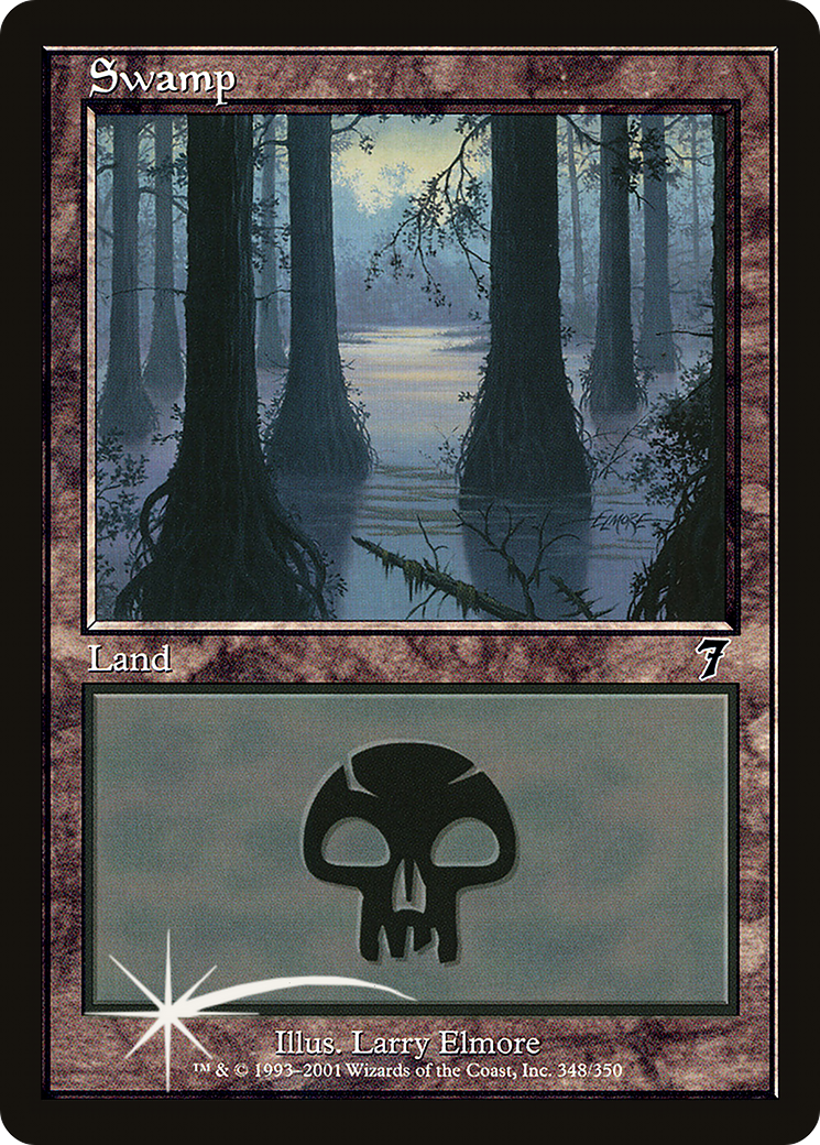 Swamp (7ED-348★) - Seventh Edition Foil