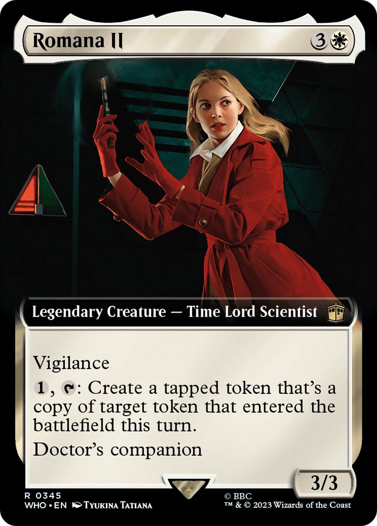 Romana II (WHO-345) - Doctor Who: (Extended Art)