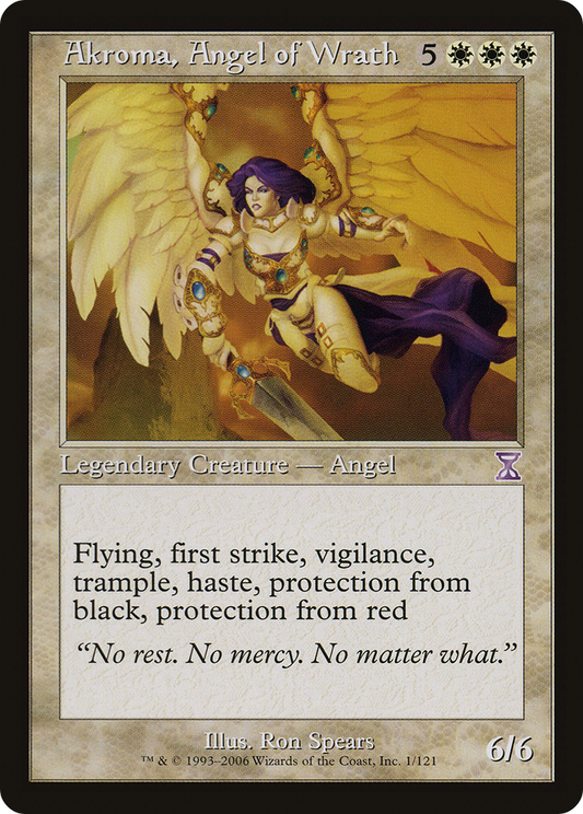 Akroma, Angel of Wrath (TSB-001) - Time Spiral Timeshifted Foil