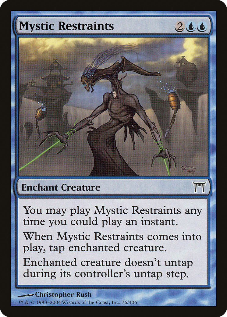 Mystic Restraints (CHK-076) - Champions of Kamigawa Foil