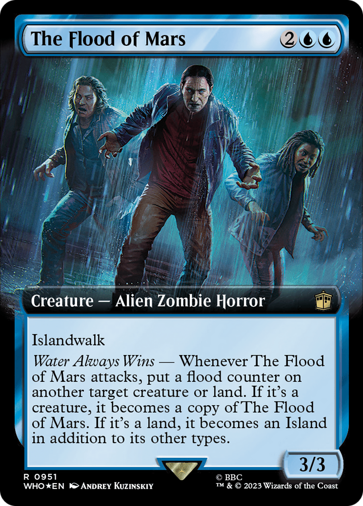 The Flood of Mars (WHO-951) - Doctor Who: (Extended Art) Foil