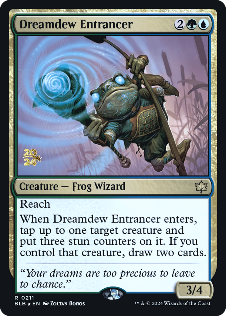 Dreamdew Entrancer (PRE-211) - Bloomburrow Promos Foil