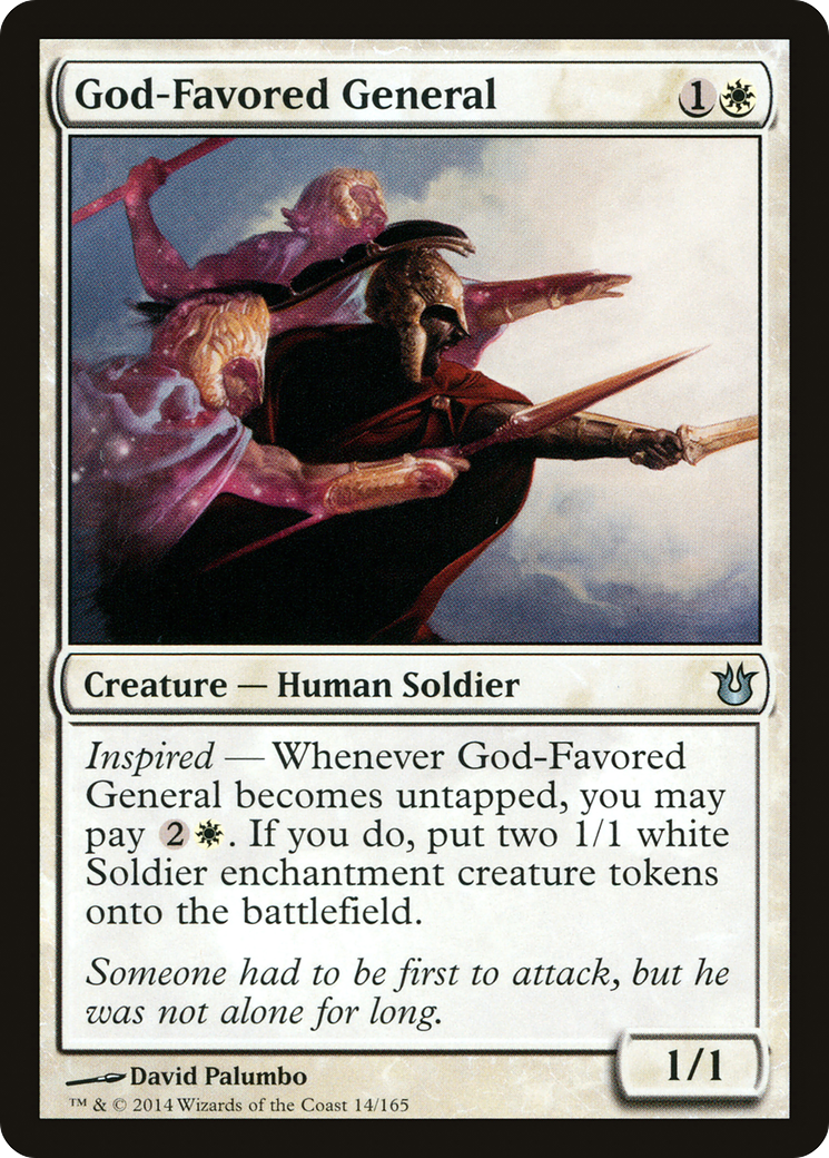 God-Favored General (BNG-014) - Born of the Gods Foil