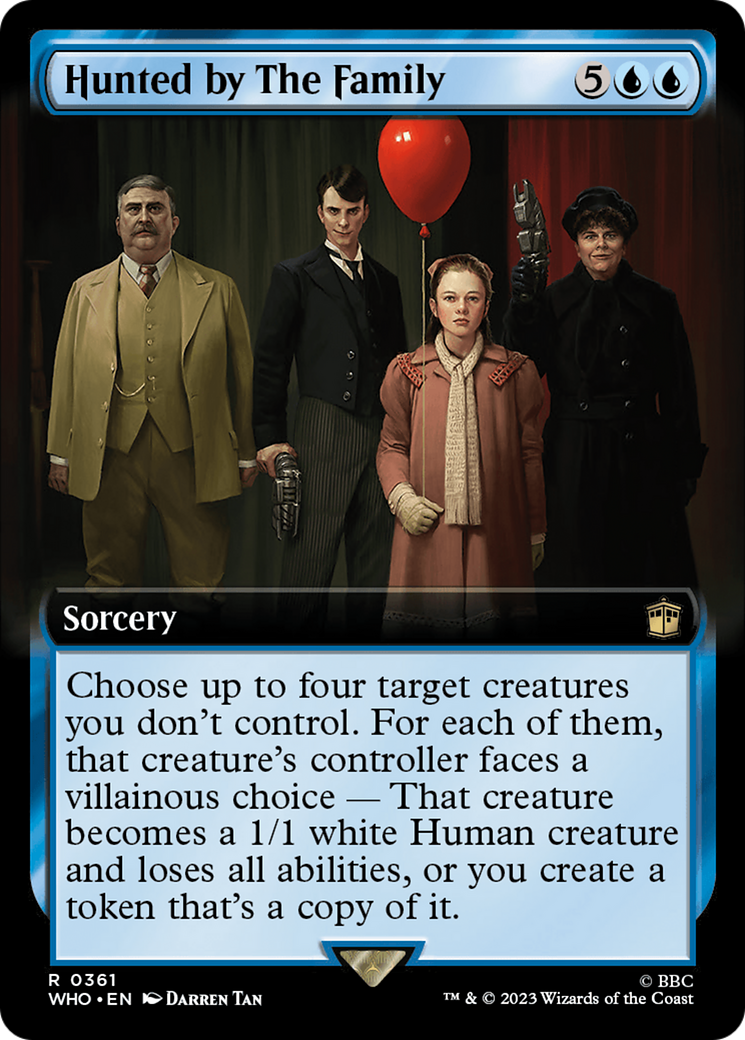 Hunted by The Family (WHO-361) - Doctor Who: (Extended Art)