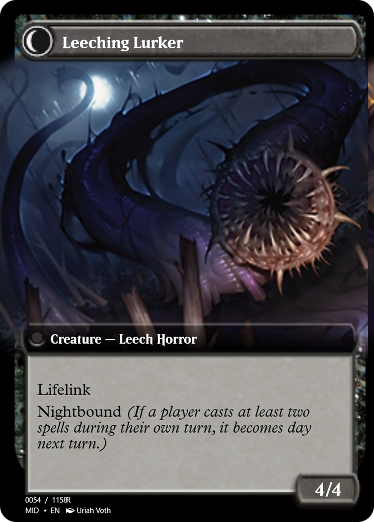 Curse of Leeches // Leeching Lurker (PRM-93988) - Magic Online Promos