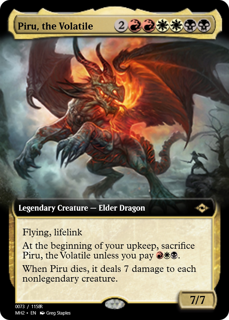 Piru, the Volatile (PRM-91347) - Magic Online Promos Foil