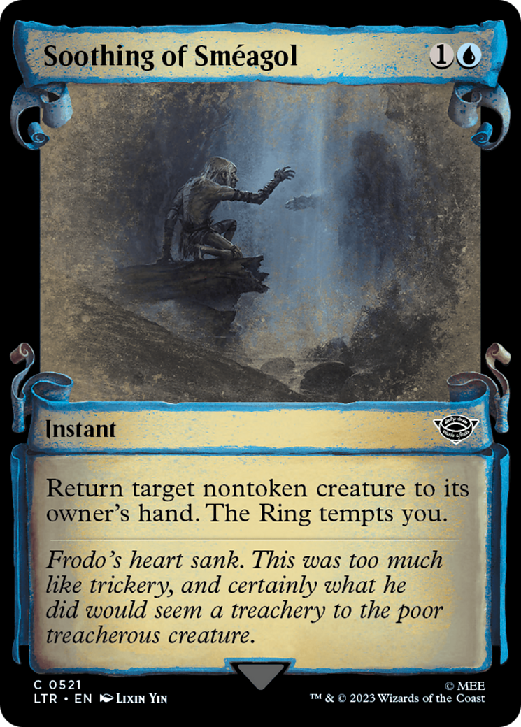 Soothing of Sméagol (LTR-521) - The Lord of the Rings: Tales of Middle-earth: (Showcase) Foil