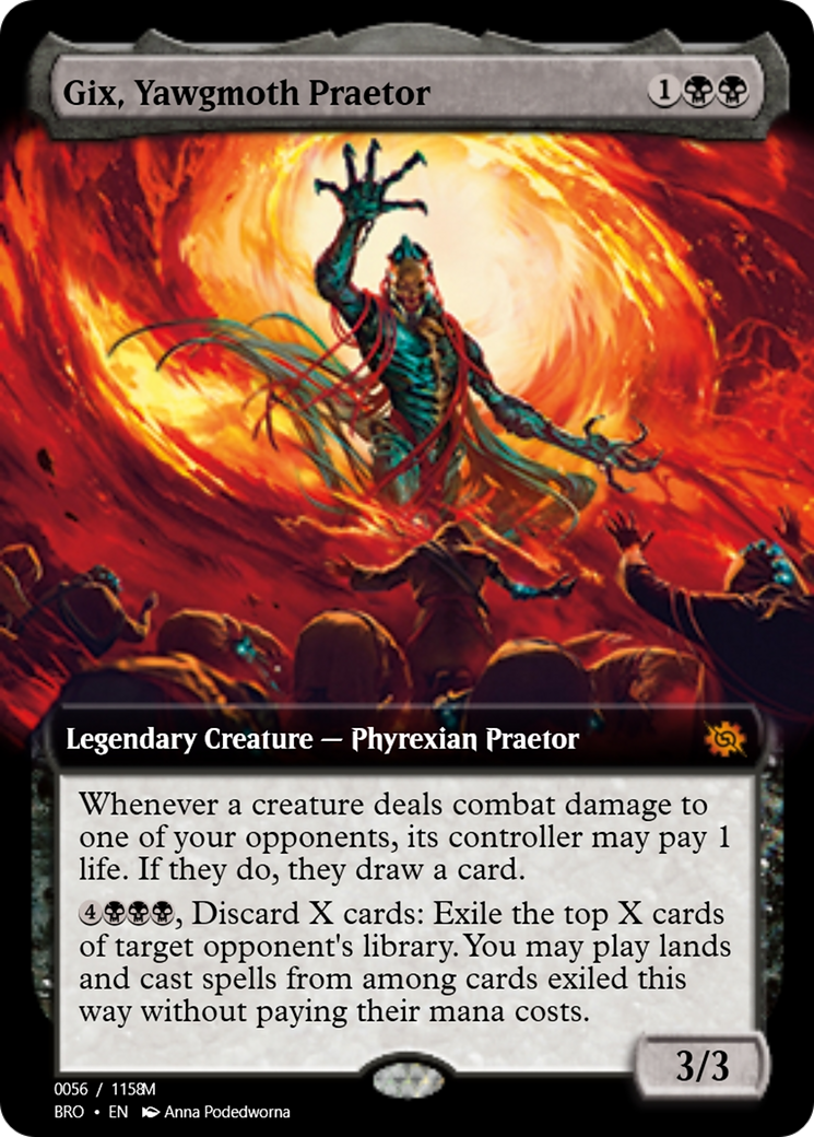 Gix, Yawgmoth Praetor (PRM-105720) - Magic Online Promos Foil