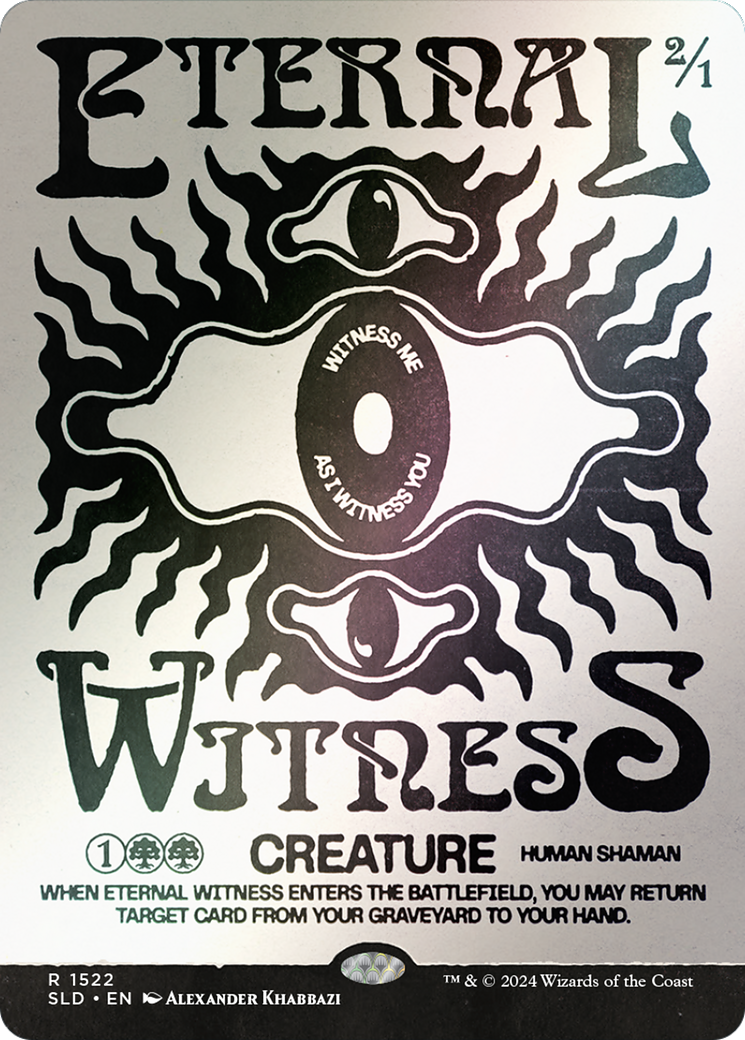 Eternal Witness (SLD-1522) - Secret Lair Drop (Borderless) Foil