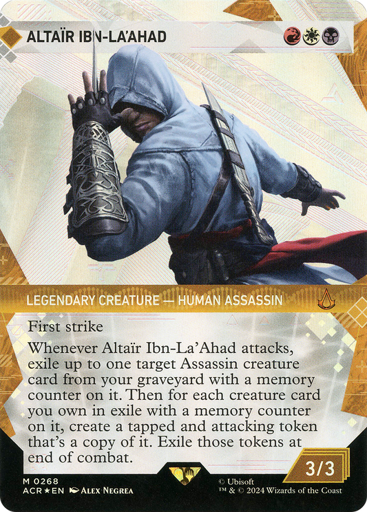 Altaïr Ibn-La'Ahad (ACR-268) - Assassin's Creed: (Showcase) (Borderless) Foil