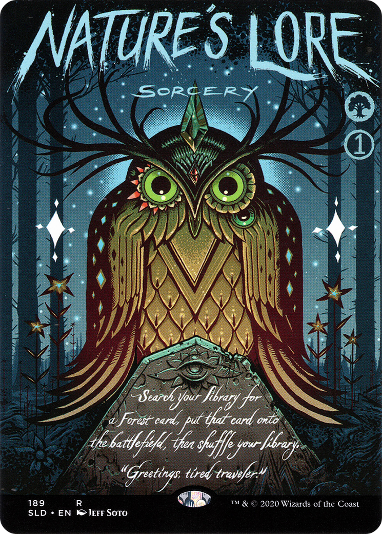Nature's Lore (189) (SLD-189) - Secret Lair Drop (Borderless)