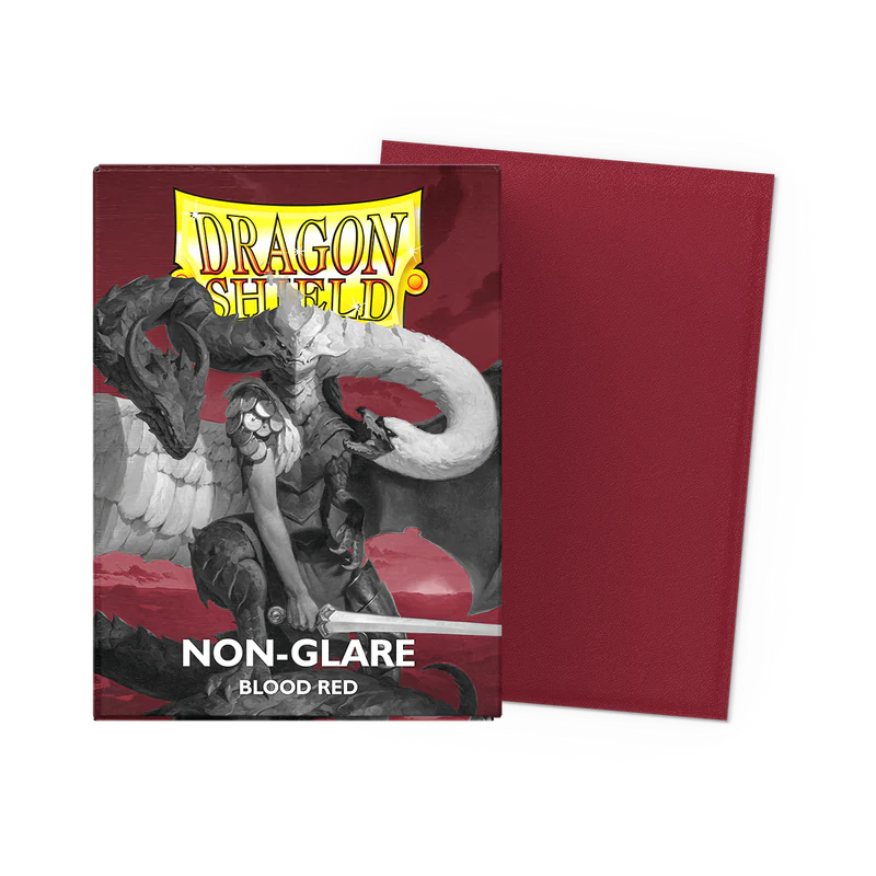 Dragon shield Non- Glare Matte: Blood Red
