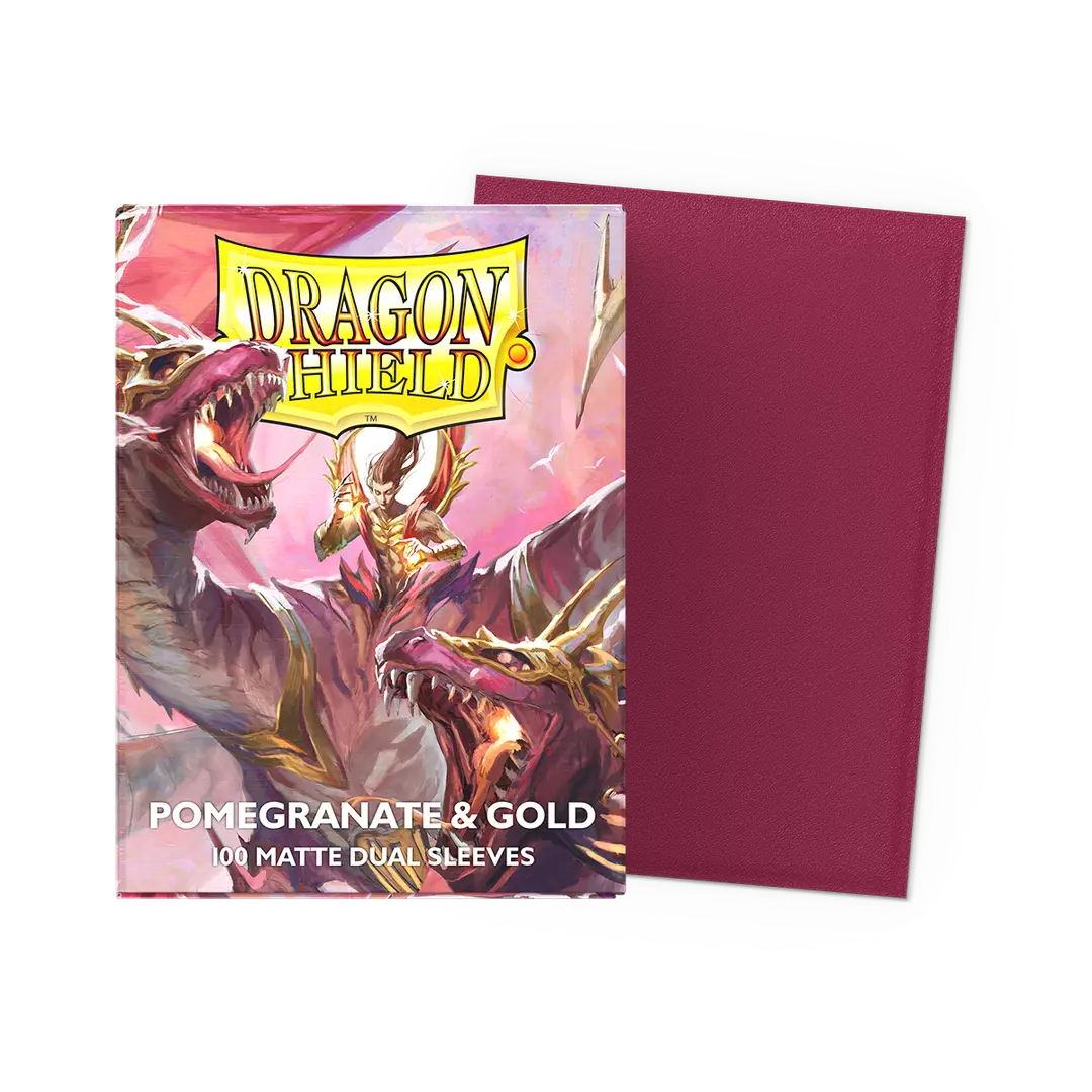 Dragon shield Dual Matte: Pomegranate & Gold