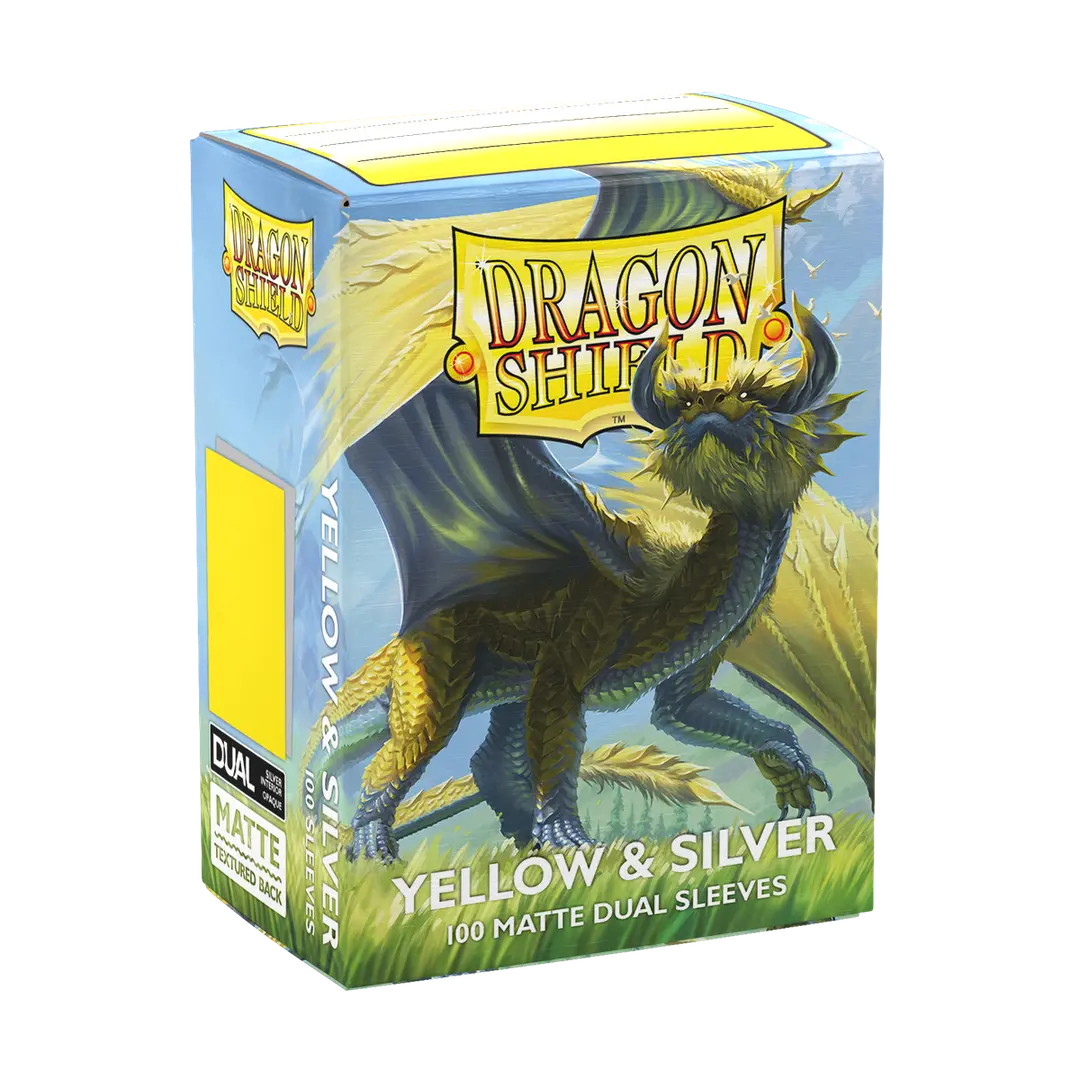Dragon shield Dual Matte: Yellow & Silver