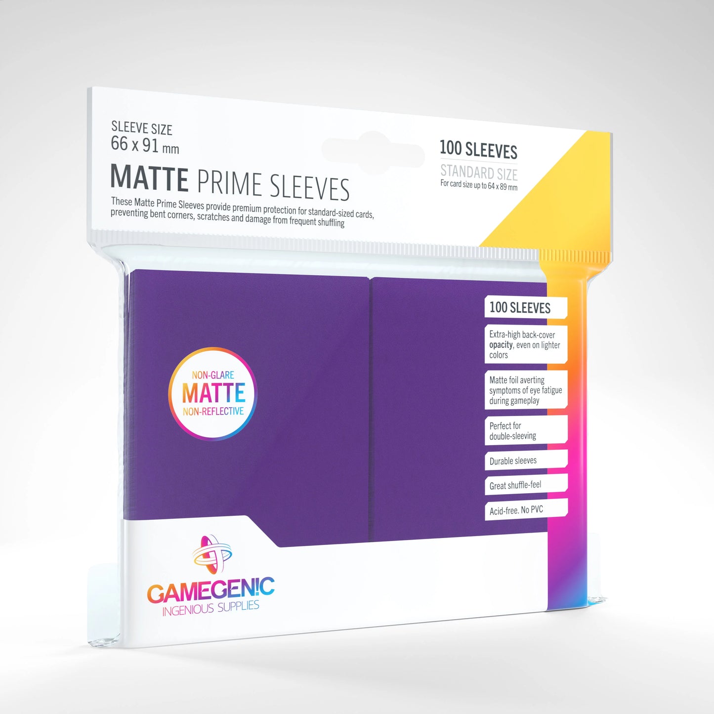 Matte Prime Sleeves: Purple