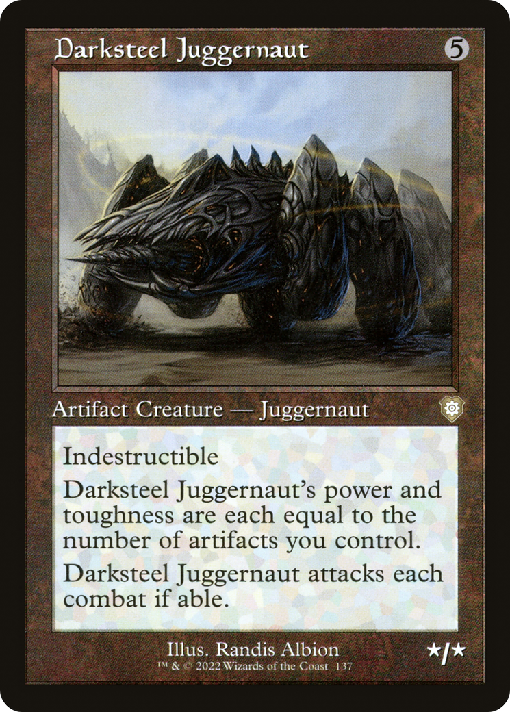 Darksteel Juggernaut (BRC-137) - The Brothers' War Commander