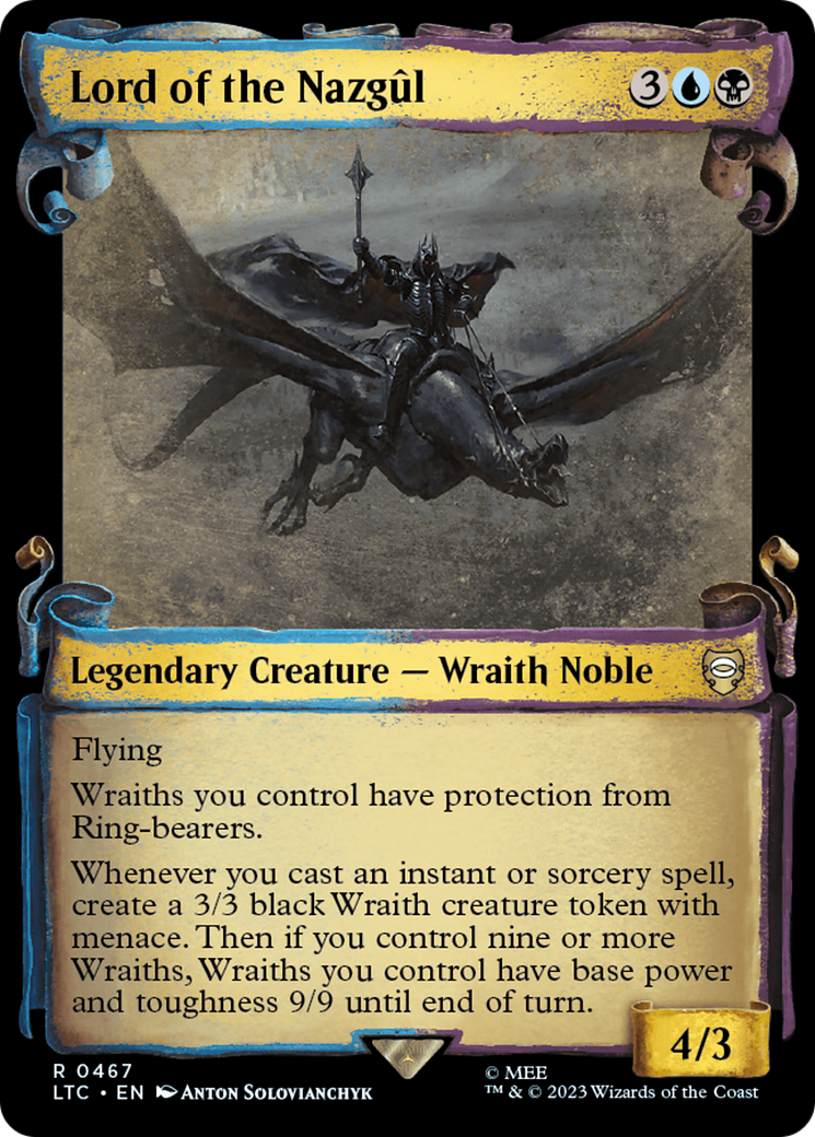 Lord of the Nazgûl (LTC-467) - Tales of Middle-earth Commander: (Showcase)