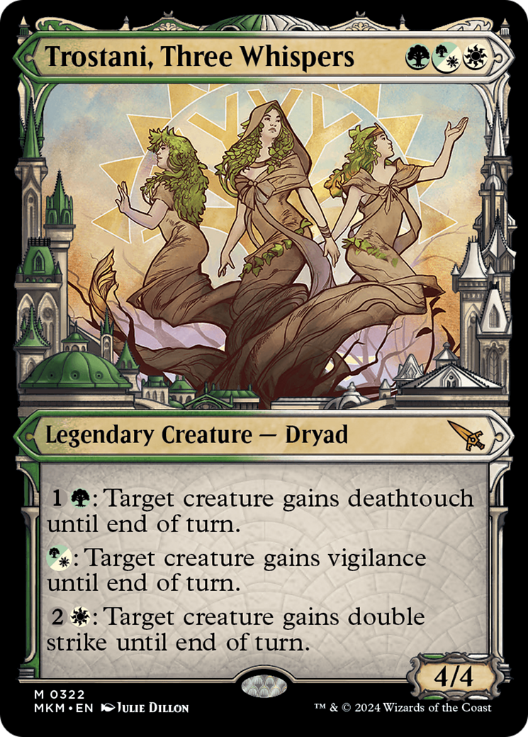 Trostani, Three Whispers (MKM-322) - Murders at Karlov Manor: (Showcase) Foil