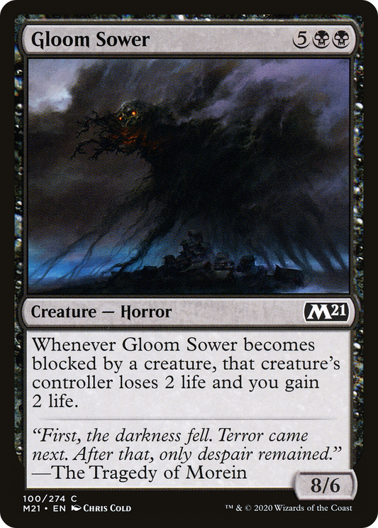 Gloom Sower (M21-100) - Core Set 2021