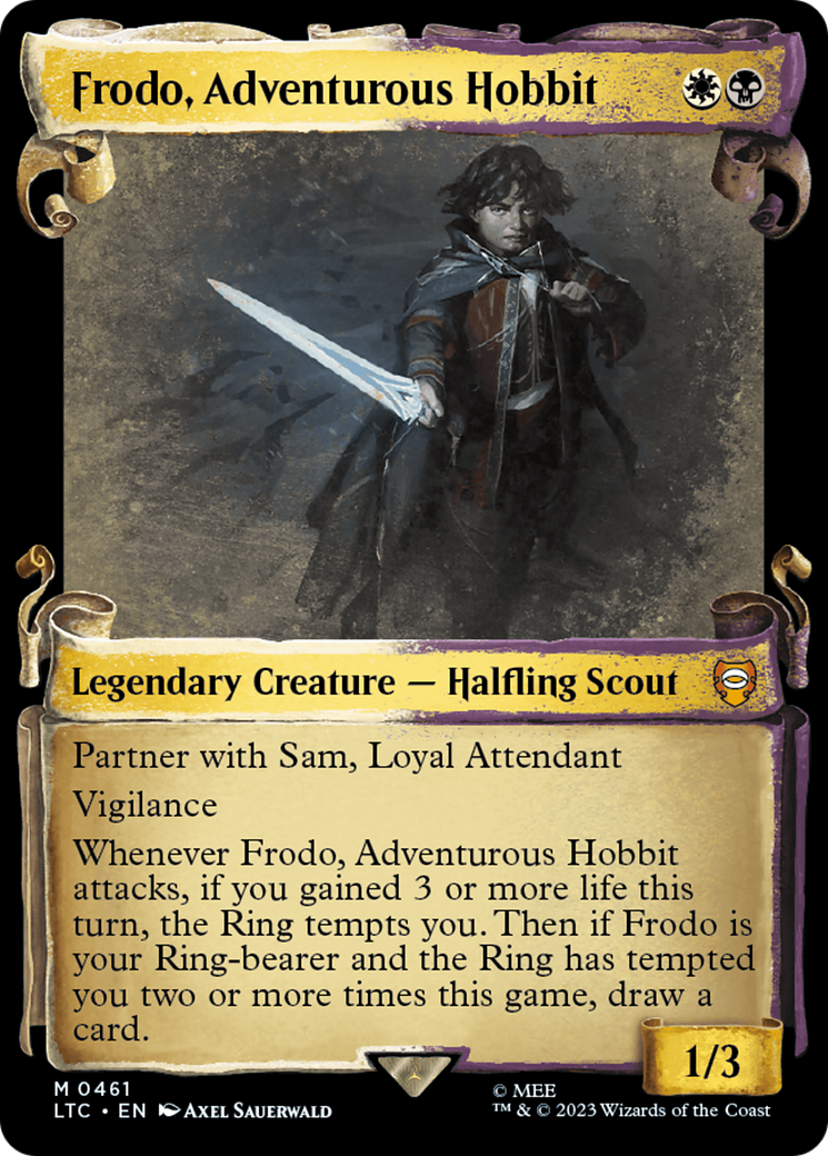 Frodo, Adventurous Hobbit (LTC-461) - Tales of Middle-earth Commander: (Showcase)