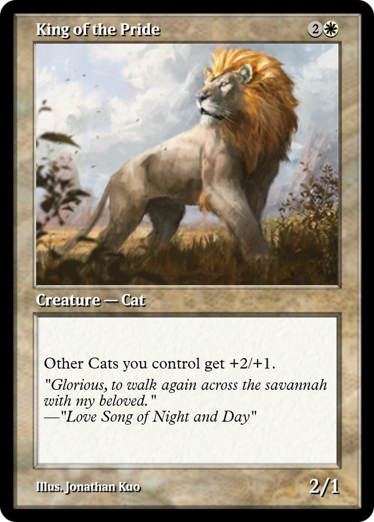 King of the Pride (PRM-91225) - Magic Online Promos Foil