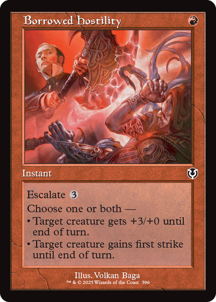 Borrowed Hostility (INR-396) - Innistrad Remastered Foil