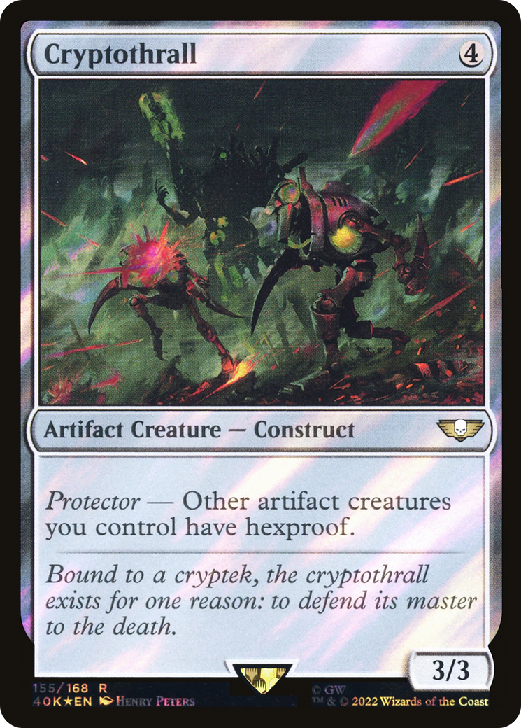 Cryptothrall (40K-155) - Warhammer 40,000 Commander Foil