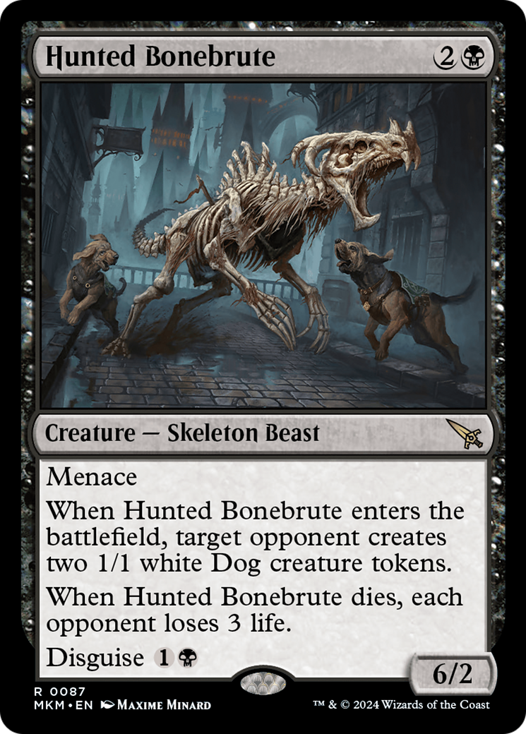 Hunted Bonebrute (MKM-087) - Murders at Karlov Manor Foil
