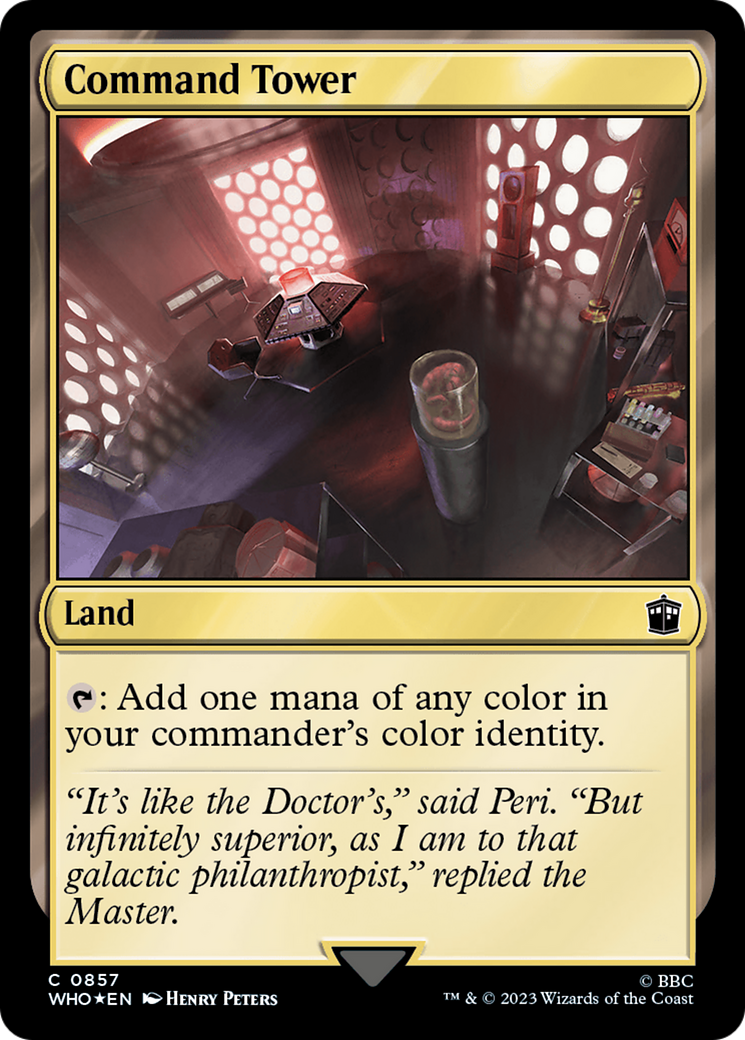 Command Tower (WHO-857) - Doctor Who Foil