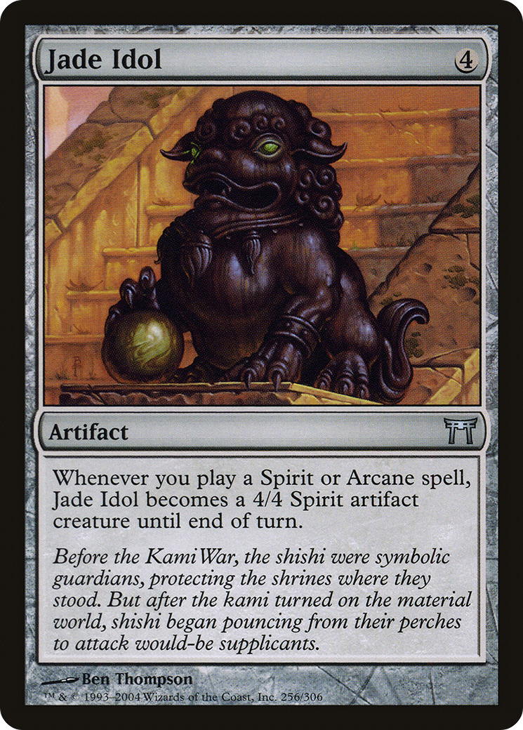 Jade Idol (CHK-256) - Champions of Kamigawa
