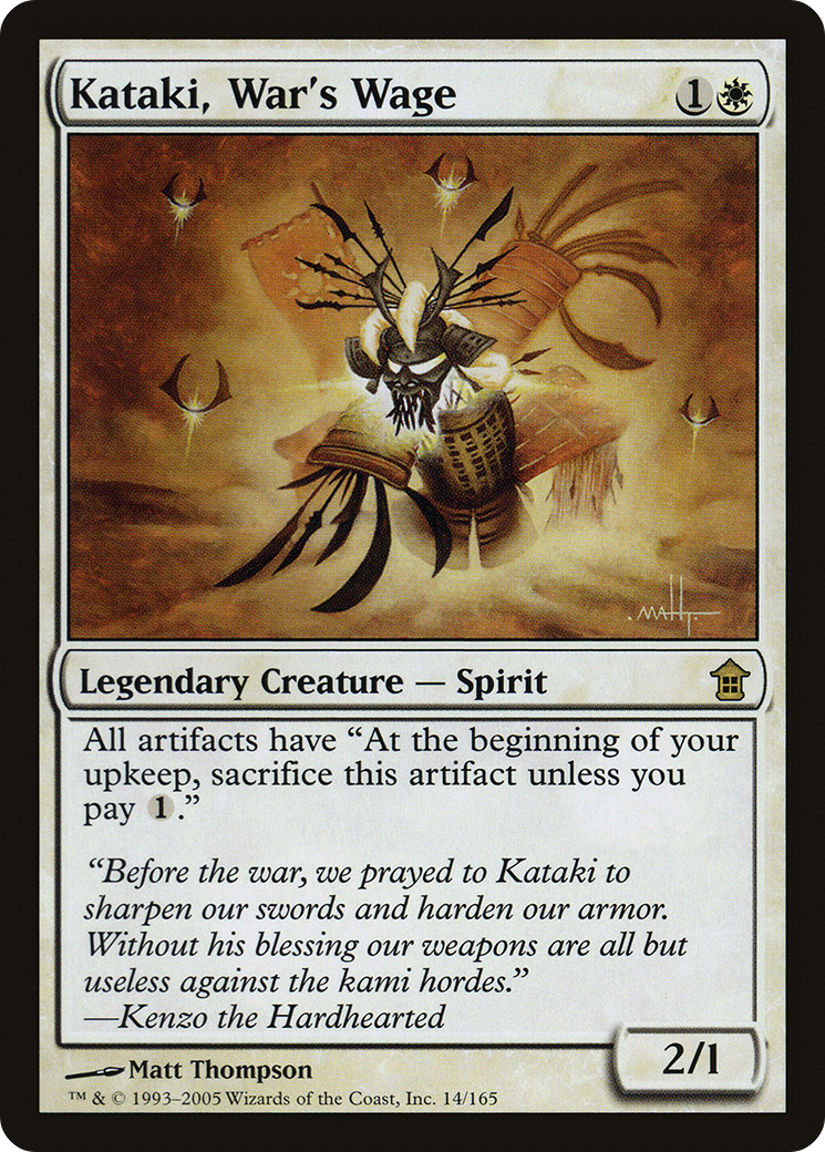 Kataki, War's Wage (SOK-014) - Saviors of Kamigawa Foil