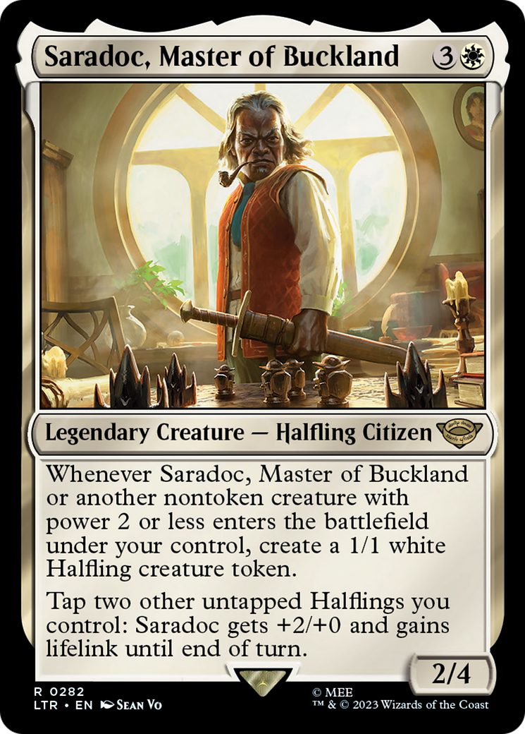 Saradoc, Master of Buckland (LTR-282) - The Lord of the Rings: Tales of Middle-earth Foil