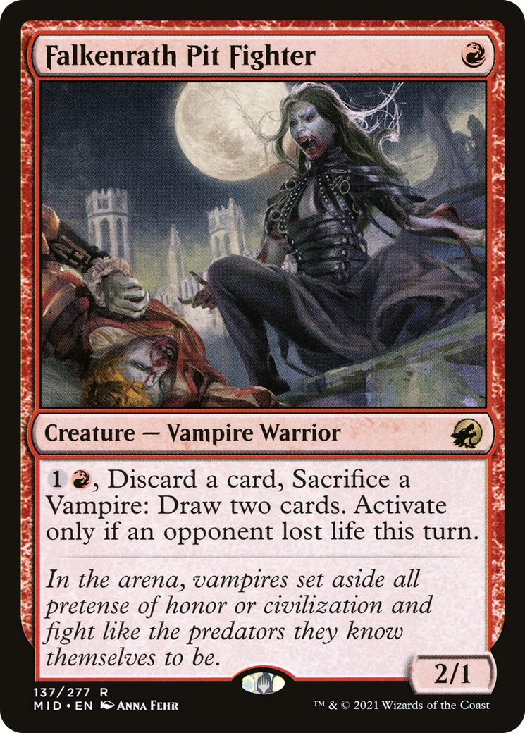 Falkenrath Pit Fighter (MID-137) - Innistrad: Midnight Hunt