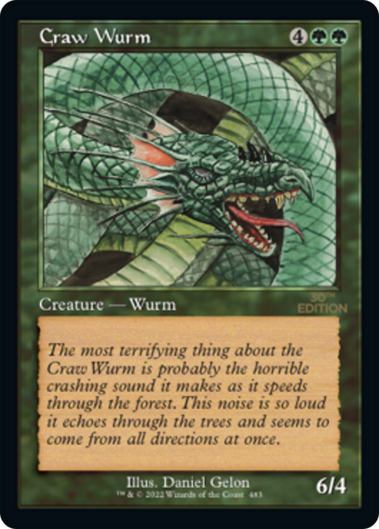 Craw Wurm (30A-483) - 30th Anniversary Edition