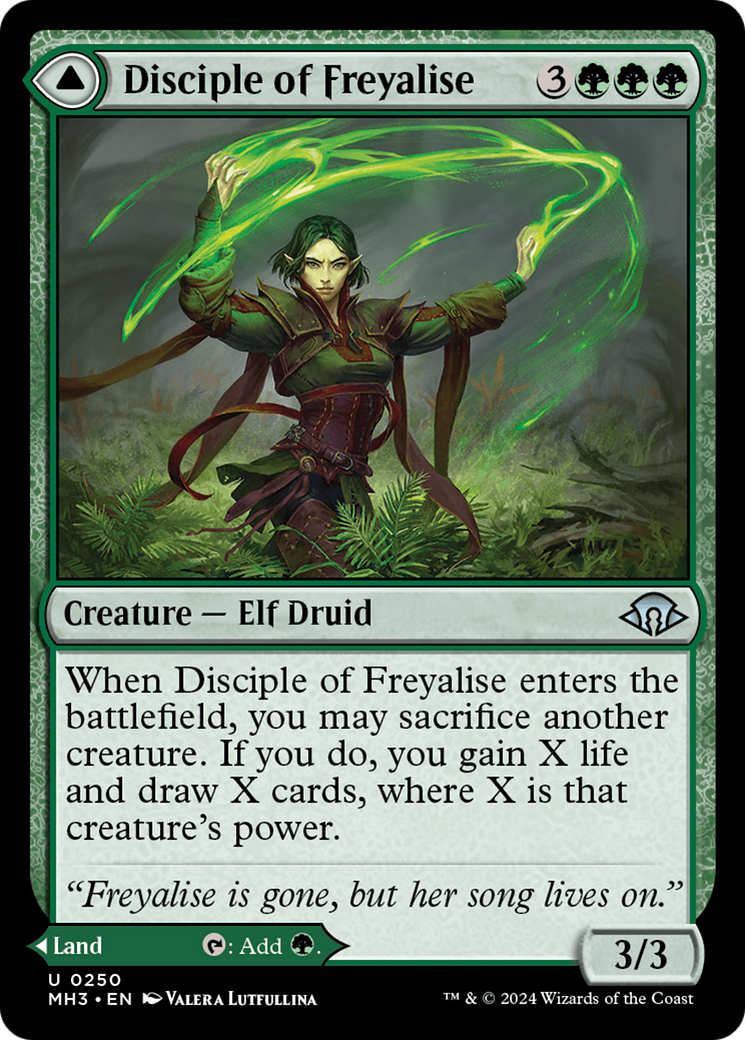 Disciple of Freyalise // Garden of Freyalise (MH3-250) - Modern Horizons 3