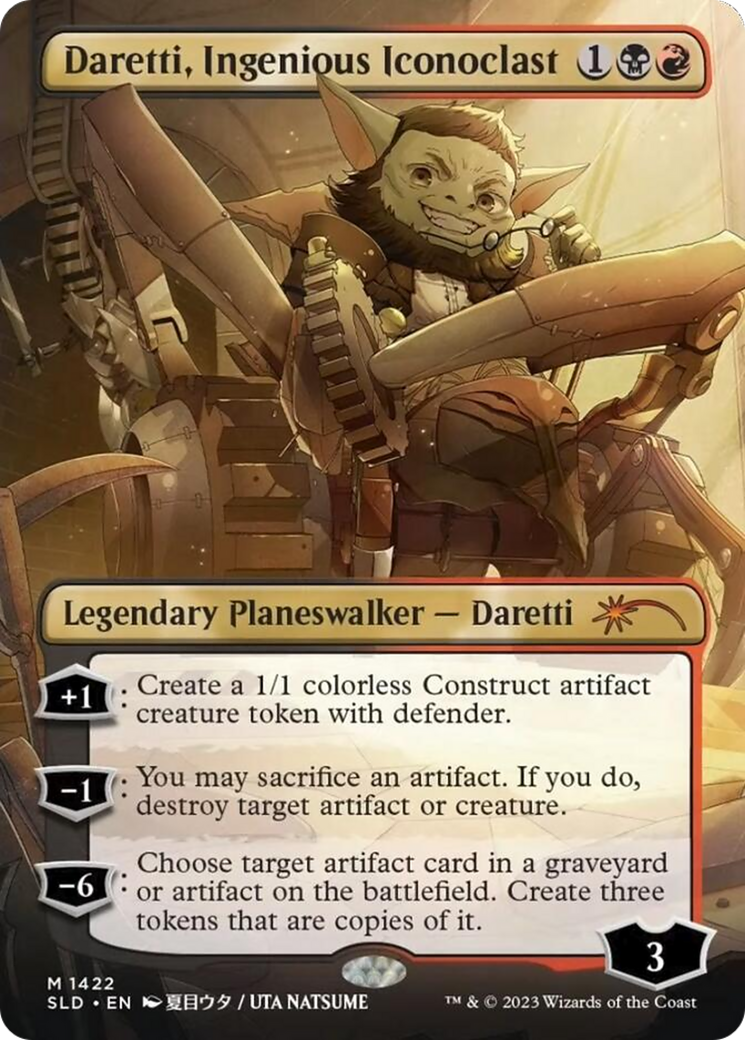 Daretti, Ingenious Iconoclast (SLD-1422) - Secret Lair Drop (Borderless) Foil
