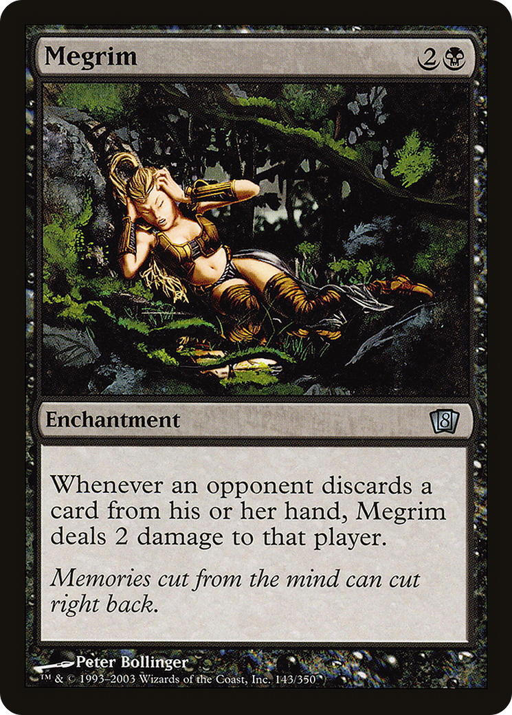 Megrim (8ED-143★) - Eighth Edition Foil