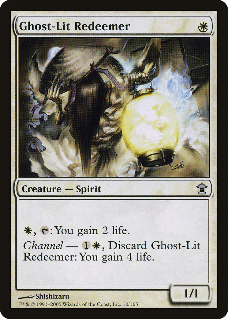 Ghost-Lit Redeemer (SOK-010) - Saviors of Kamigawa Foil