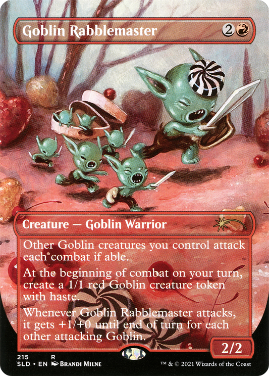 Goblin Rabblemaster (SLD-215) - Secret Lair Drop (Borderless)