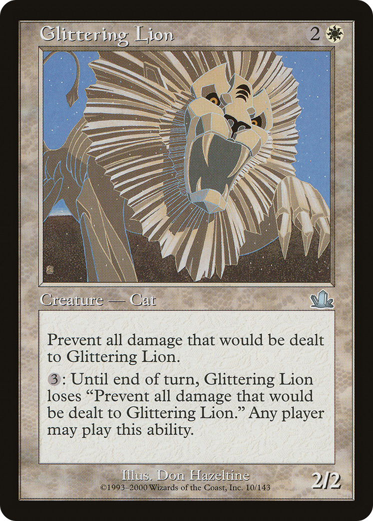 Glittering Lion (PCY-010) - Prophecy Foil