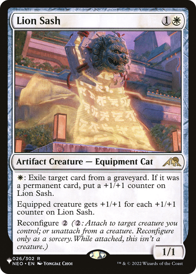 Lion Sash (LIST-NEO-26) - The List