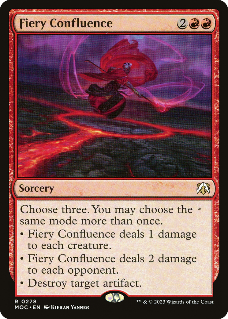 Fiery Confluence (MOC-278) - March of the Machine Commander
