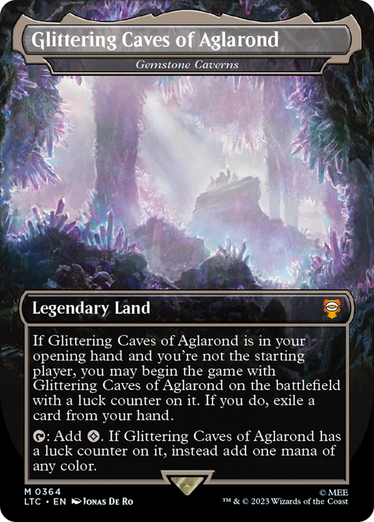 Gemstone Caverns (LTC-364) - Tales of Middle-earth Commander / Glittering Caves of Aglarond (Borderless)